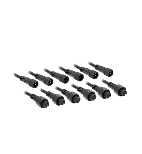 Heise HE-RGB-WWH RGB Wheel Ring Backbone Y Harness Set