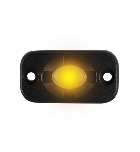 Heise HE-TL1A Amber Auxiliary Lighting Pod - 1.5x3 Inch, 3 LED