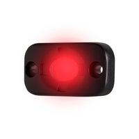 Heise HE-TL1R Red Auxiliary Lighting Pod - 1.5x3 Inch, 3 LED