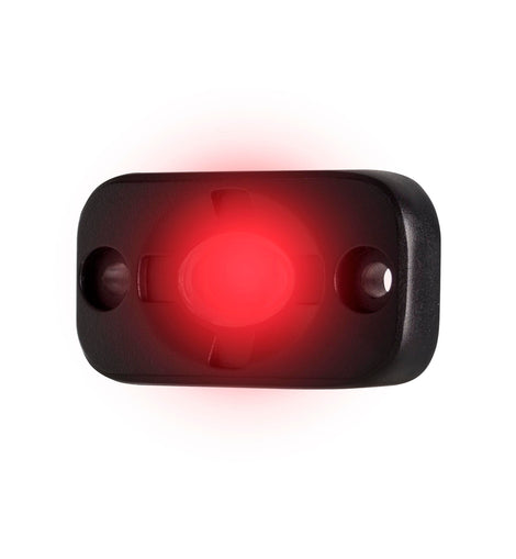 Heise HE-TL1R Red Auxiliary Lighting Pod - 1.5x3 Inch, 3 LED