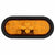 Heise Trailer HE-TR6002 Oval Amber Light with Grommet - 6 Inch, 14 LED