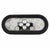Heise Trailer HE-TR6003 Oval White Light with Grommet - 6 Inch, 14 LED