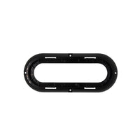 Heise Trailer HE-TRM01 Plastic Flange for Oval Trailer Lights - 6 Inch, 10-Pack