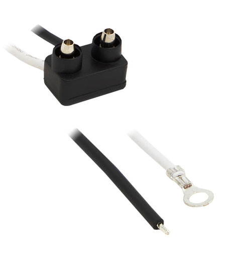 Heise Trailer HE-TRWH02 PL-10 Male 2 Pin Connector - 10-Pack