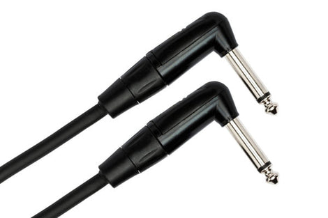 Hosa Pro HGTR-001.5RR Guitar Pedalboard Patch Cable - Right Angle to Right Angle - 18 inch