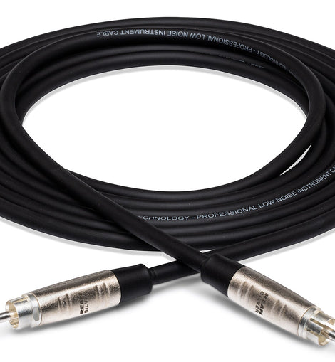 Hosa Pro HRR-100 Unbalanced Interconnect RCA Cable 100 foot