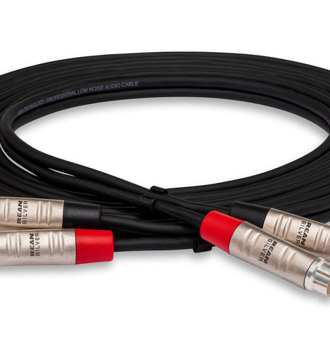 Hosa Pro HRR-005X2 Stereo Interconnect Dual RCA Cable - 5 foot