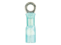 Install Bay HSBRT516 Heat Shrink Blue Ring Terminal 16-14 Gauge 5/16 inch