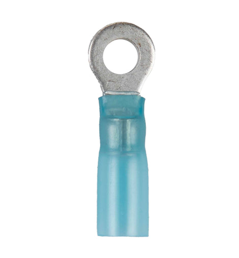Install Bay HSBRT8 Heat Shrink Blue Ring Terminal 16-14 Gauge #8