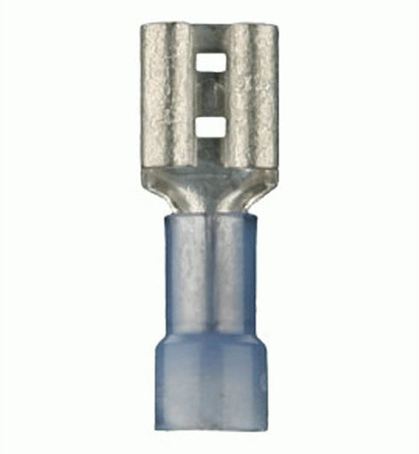 Install Bay HSFBD Heat Shrink Female Blue Quick Disconnects 16-14 Gauge .250