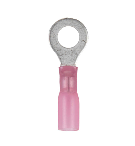 Install Bay HSRRT14 Heat Shrink Red Ring Terminal 22-18 Gauge 1/4 inch