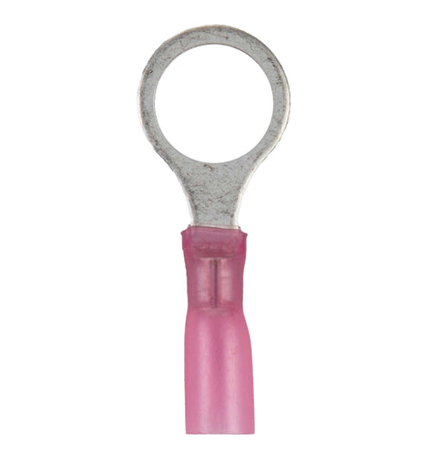 Install Bay HSRRT38 Heat Shrink Red Ring Terminal 22-18 Gauge 3/8 inch
