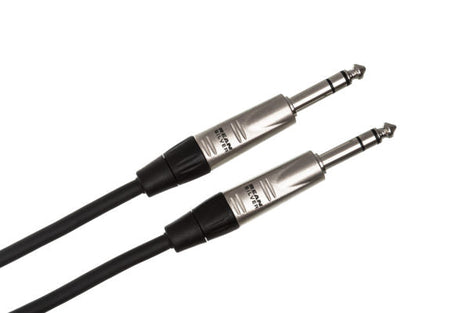 Hosa Pro HSS-003 Balanced Interconnect Cable - REAN 1/4-inch TRS Male to REAN 1/4-inch TRS Male - 3 foot