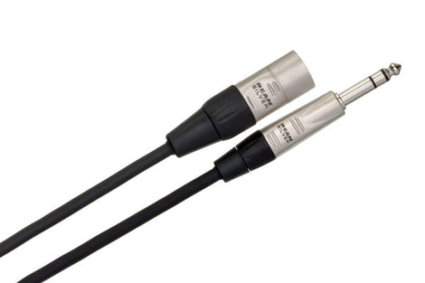 Hosa Pro HSX-005 Balanced Interconnect - REAN 1/4-inch TRS Male to XLR3 Male - 5 foot
