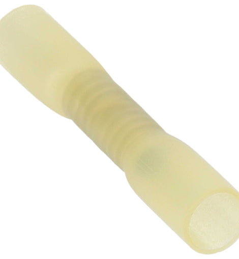 Install Bay HSYBC Heat Shrink Yellow Butt Connector 12-10 Gauge - 50 Pack