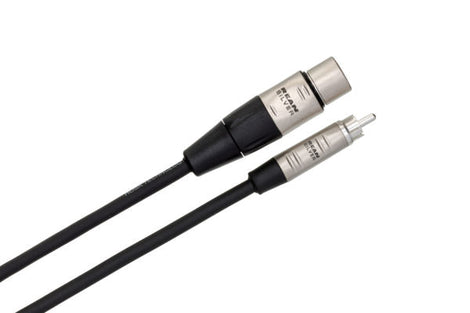Hosa Pro HXR-003 RCA to XLR Female Unbalanced Interconnect Cable - 3 foot