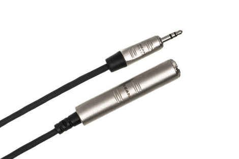 Hosa Pro HXSM-010 Headphone Adaptor Cable - REAN 1/4-inch TRS Female to 3.5 mm TRS Male - 10 foot