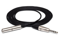 Hosa Pro HXSS-005 Headphone Extension Cable REAN 1/4" TRS Female to 1/4" TRS Male 5 foot