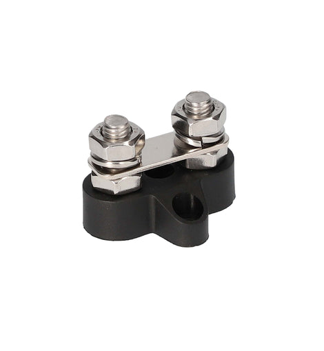 Install Bay IB-DBCM8 Black M8 Dual Terminal Studs with Link - 5/16 Inch