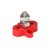 Install Bay IB-SRM10 Red M10 Single Terminal Stud - 3/8 Inch