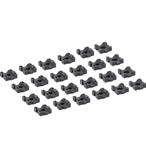 Install Bay IBCTKIT100 100-Piece 4GA to 1/0GA Modular Cable Management Clamp Set