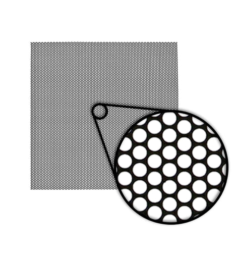 Install Bay IBGMSC18 Metal Mesh Grille Material - Small Circle Pattern
