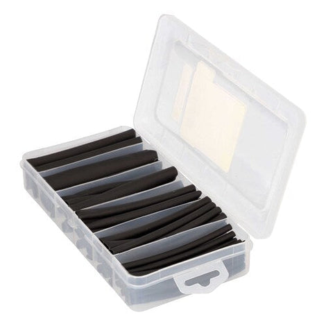 Install Bay IBHST62AB 62 Pc Dual Wall Heat Shrink Tubing Kit - 4in Assorted 3:1 Black