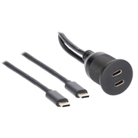 Install Bay IBR113 Dual USB-C Charge And Data Flush Mount - Retail Pack