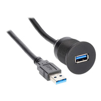 Install Bay IBR116 USB 3.0 Charge And Data Flush Mount - Retail Pack