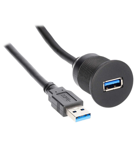 Install Bay IBR116 USB 3.0 Charge And Data Flush Mount - Retail Pack