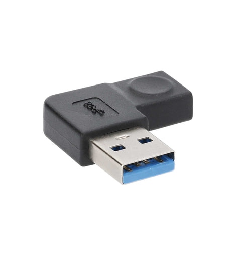 Install Bay IBR139 USB-A 3.0 To USB-C 2.0 Right Angle Adapter