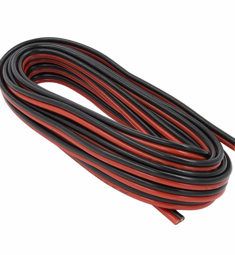 Install Bay IBR96 Copper Speaker Wire 12GA Black/Red - 25 Feet