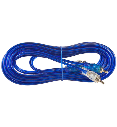 Install Bay IBRCA4M Compact End Blue RCA Cables 4 m - Each