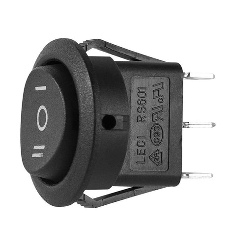 Install Bay IBRRMOMD Momentary Off Momentary Switch Round - 5 PK