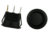 Install Bay IBRRSP Round Rocker Switch Purple Led No Leads 20amp- Pack of 5