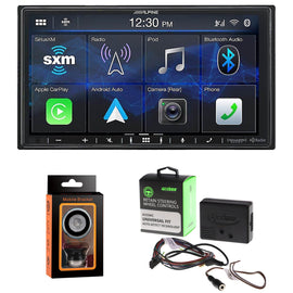 Alpine iLX-407 7" Digital receiver + Steering Wheel Control Magnet Phone Holder