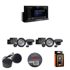 Alpine ILX-507+R2-S652 7-Inch Multimedia Receiver w/ (2) 6.5" Comp Bundle