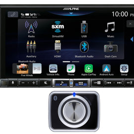 Alpine iLX-507 7" Digital multimedia receiver+RUX-H02 subwoofer level controller