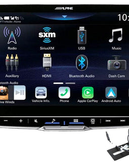 Alpine ILX-F509 Halo 9" Digital Multimedia Receiver & HCE-RCAM-WRA Backup Camera