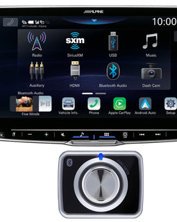 Alpine iLX-F509 9" Digital multimedia + Halo wireless subwoofer level controller