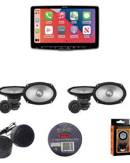 Alpine ILX-F511+S2-S69C 11" Multimedia Receiver & 2 Pairs 6x9" Component Speakers Bundle