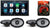 Alpine ILX-W670 Digital Receiver, 2 Pair Alpine R2-S69 6x9 Speaker, KIT0 AMP Kit