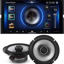 Alpine ILX-W670 Digital In-dash Receiver & Alpine S2-S65 6.5" Coaxial Speaker