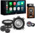 Alpine ILX-W770 7" Wireless Apple CarPlay Android Auto & S2-S40C 4" Component Speakers, Mobile Holder, Tape