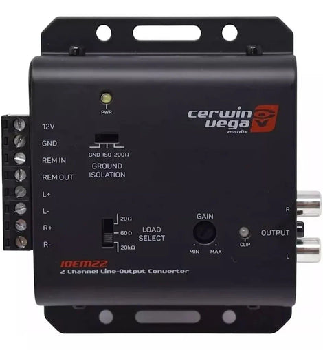 Cerwin Vega IOEM22 2 Channel Line Output Converter 2-In, 2-Out