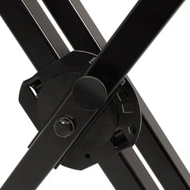 Ultimate Support IQ-X-2000 IQ Series® X-style Keyboard Stand with Patented Memory Lock System, Five Height Settings, Stabilizing End Caps, and Double-braced Tubing - 150 lbs.