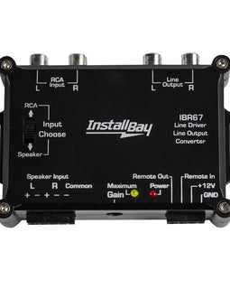 Install Bay IBR67 2 Channel Line Driver / Line Output Converter by Metra