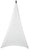 JBL Bags JBL-STAND-STRETCH-COVER-WH-1 Stretchy White Tripod Stand Cover - 1 Side