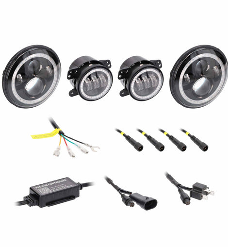 Jeep JP-707RGBKT Chasing Halo LED 7