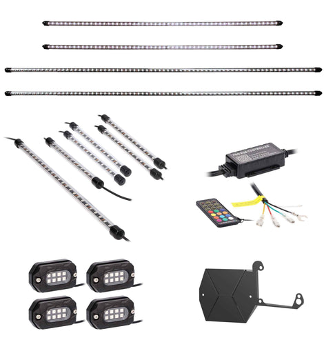 Jeep JP-RGBKT-1 Complete Plug-N-Play RGB Lighting Kit for Jeep JL/JT